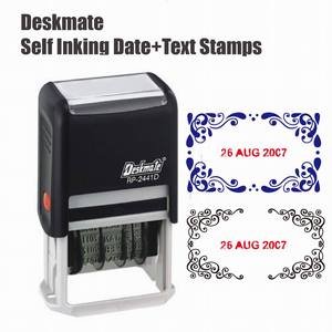 Deskmate tự-mực nhựa tem cho văn phòng sử dụng tùy chỉnh ngày + Văn bản tiền gửi Ngân hàng nhận được trả tiền fax gửi qua <span class=keywords><strong>email</strong></span> tem - Product Image 3