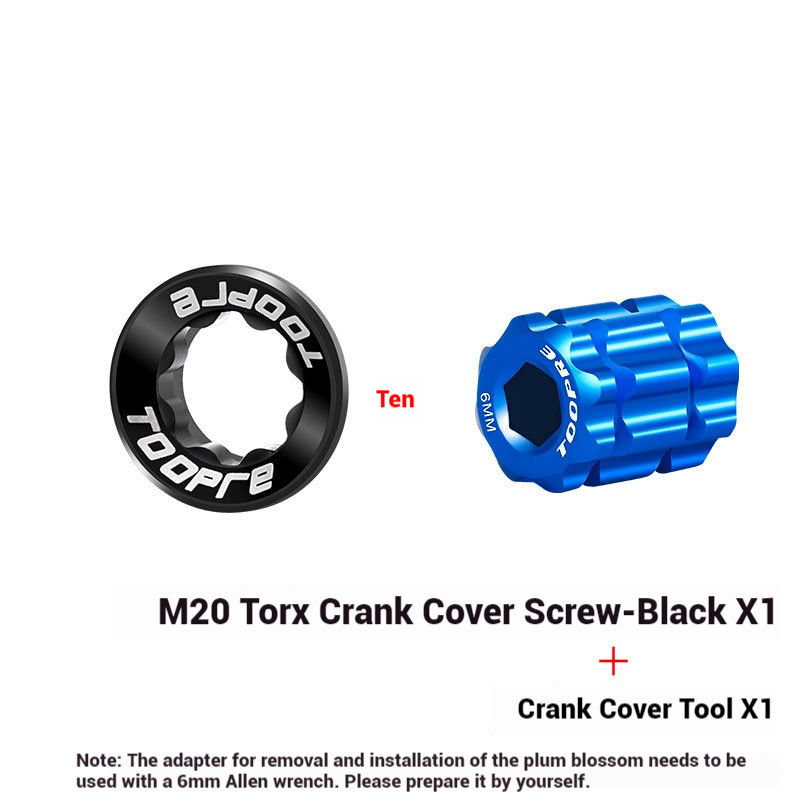 Herramienta de cubierta de manivela negro + azul