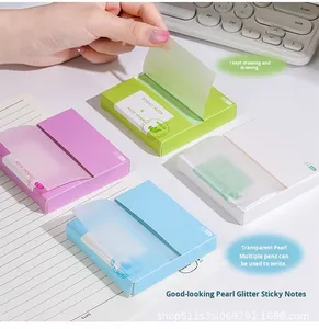 Bantalan Memo warna-warni promosi grosir Tab indeks catatan tempel tahan air kualitas tinggi - Product Image 2