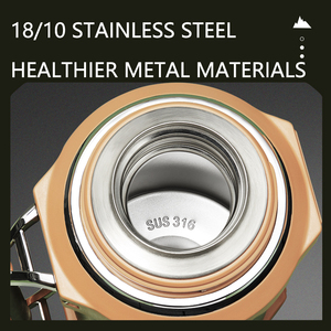 Classic Insulated Thermos Water Bottle Flask With <strong>Cup</strong> Stainless Steel Double Walled Vacuum Bottle <strong>64</strong> <strong>OZ</strong> 2L for Outdoor Camping - Product Image 6