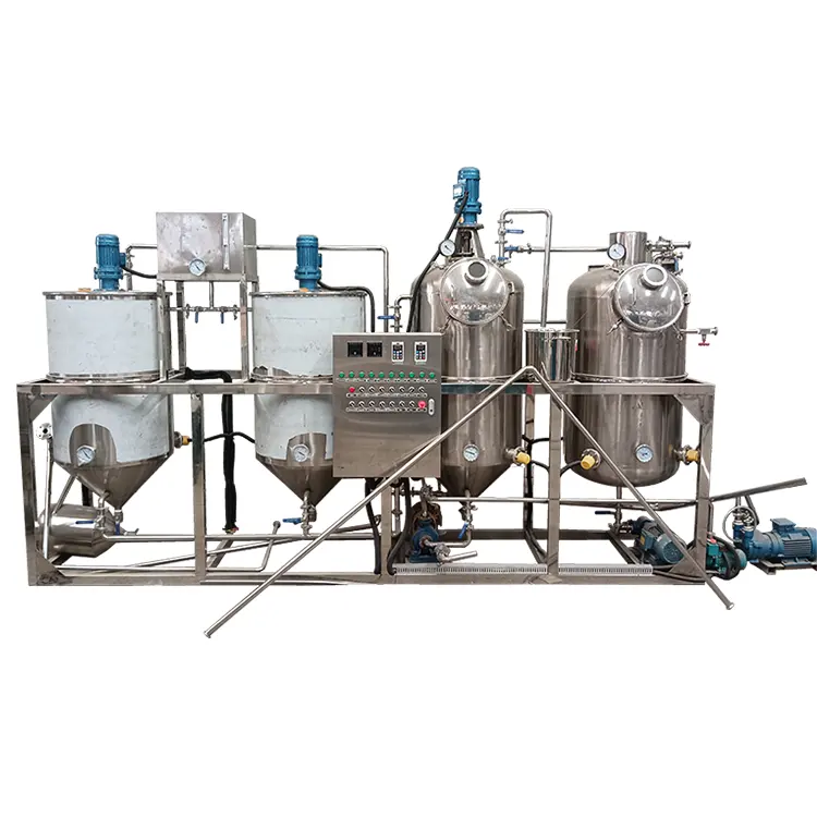 Crude Palm Oil Refinery Plant Used Edible Oil Refining Machines