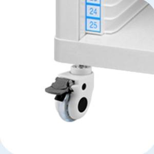 Classeur médical Dossiers médicaux en plastique silencieux Dossiers Chariot à l'hôpital - Product Image 4