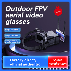 Transporter FPV Goggles 4,3 pulgadas 5,8 Ghz 40CH Focal ajustable desmontable FPV Monitor batería incorporada DVR para RC UAV - Product Image 3