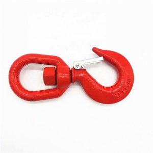 خطافات رافعة دوارة من النوع US-خطاف زنبرك أمان من سبيكة لرفع التعليق والاستخدام الصناعي للتعدين طراز OEM مخصص - Product Image 3