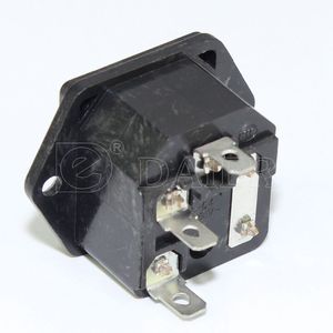 ซ็อกเก็ต C14สำหรับต่อแผงขั้วต่อเชื่อมแผง250V สกรู10A ในช่องเสียบ PCB - Product Image 3