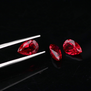Lab Grown Gemstone <strong>Ruby</strong> High Quality Pear Cut Synthetic <strong>Ruby</strong> Stone Indian Red <strong>Ruby</strong> - Product Image 5