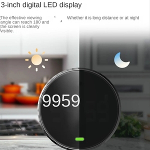 Led Timer digitale per cucina cucina doccia apprendimento cronometro allarme conto alla rovescia rotazione del Volume regolazione magnetica - Product Image 5