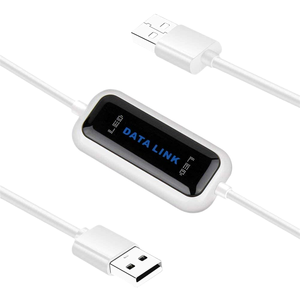 <strong>USB</strong> <strong>PC</strong> To Online Share Sync <strong>Link</strong> Net Direct Data File Transfer Bridge LED Cable Easy Between 2 Computer - Product Image 1