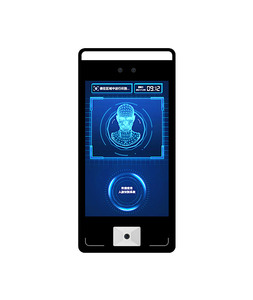 F6CS AI Time Attendance Machine Sensor de temperatura Reconocimiento facial Terminal de control de acceso con lector de código QR NFC - Product Image 1