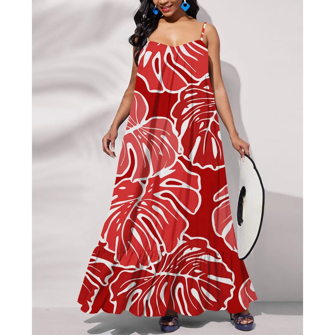 Новинка, одежда для вечеринок для больших людей по запросу, платье в винтажном полинезийском стиле, модное платье с тихоокеанским островом