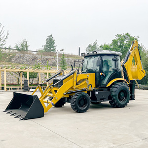 Ce/EPA giá rẻ nhất 4x4 bánh xe backhoe loader DIESEL lật máy xúc backhoe lật để bán - Product Image 1