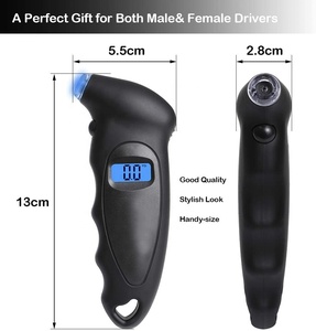 Heavy-Duty Digital <strong>Tire</strong> Pressure Gauge 4-Setting PSI Reader Checker for Car and Motorcycle TPMS Model <strong>Tire</strong> Inflator