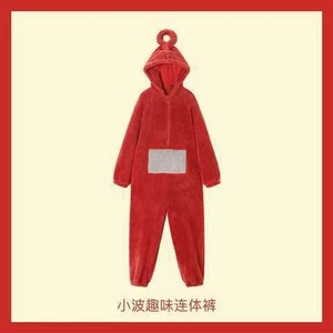 天线宝宝动漫Tinkywinky Dipsy Laa Laa Po拉链毛茸茸连帽衫节服装表演服装睡衣连身衣连身衣 - Product Image 5