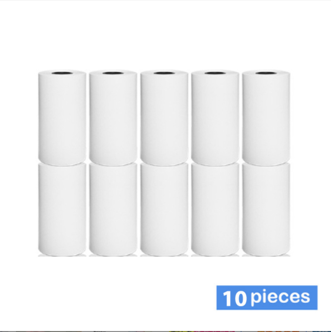 20 rouleaux de papier thermique blanc