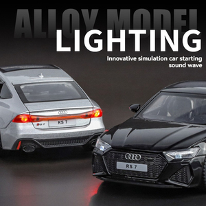 Pres döküm model araba 1:32 Aodi sound alaşım araba modeli ses ve ışık geri çekme ile metal model araba oyuncaklar modelo del metal - Product Image 4
