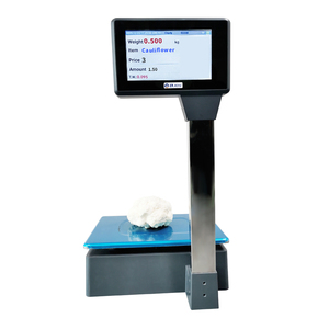 Di alta qualità Design a doppio schermo AI riconoscimento dei prodotti al dettaglio della bilancia per il mercato ortofrutticolo - Product Image 6