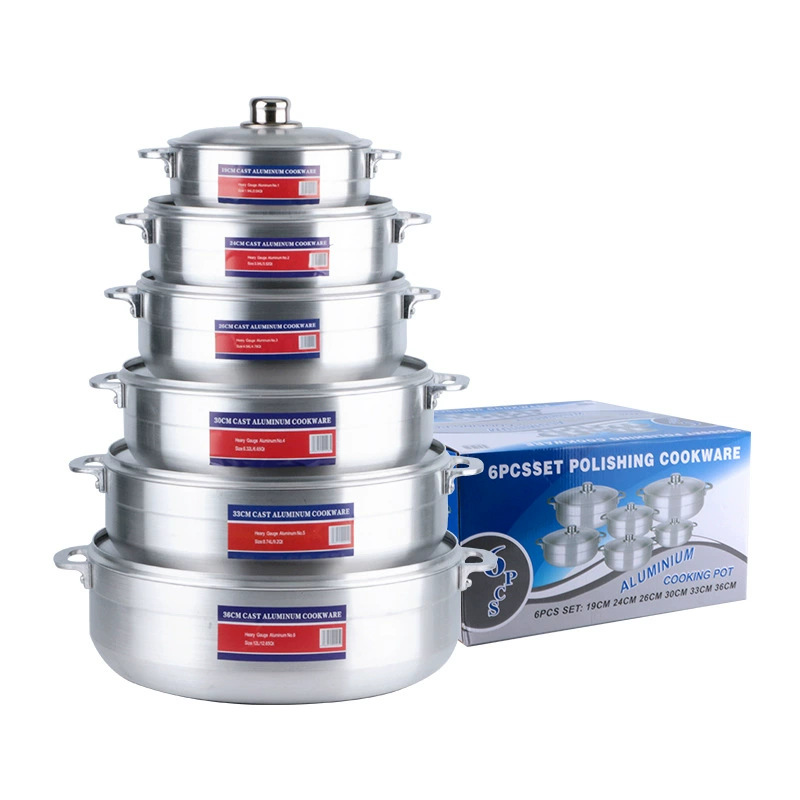 silver 12-piece set (19, 24, 26, 30, 33, 36 cm)