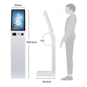 Floor Stand Self Service Kiosk Win10 for Ordering Touch Kiosk All in One With Thermal Printer/QR <strong>Code</strong>/RFID - Product Image 4