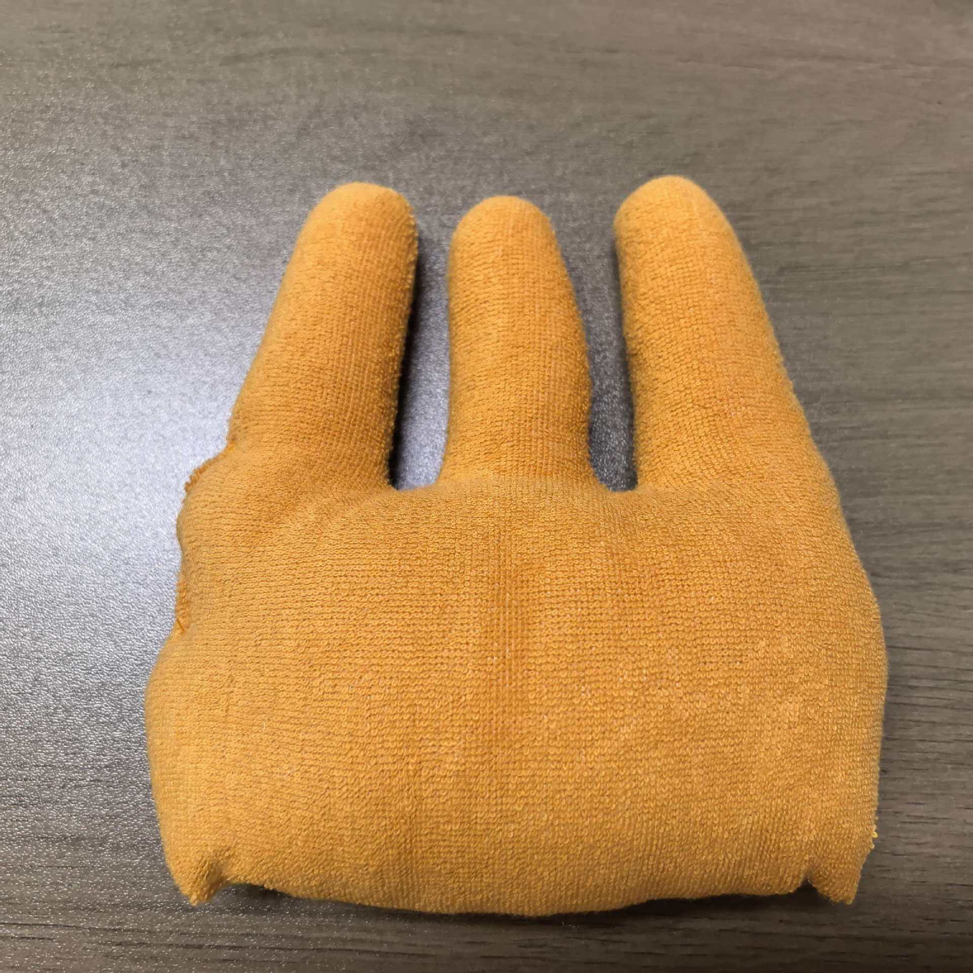 Finger pad - three fingers - yellow