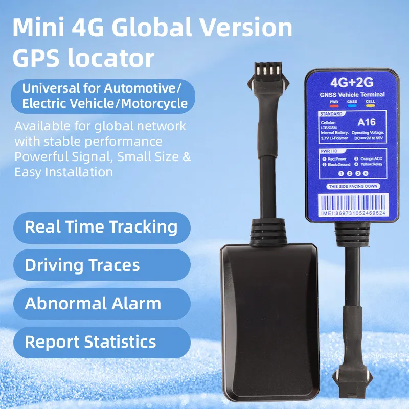 Dispositivo di localizzazione per auto GPS Tracker rilevamento ACC localizzatore GPS in tempo reale 4G per la gestione della flotta di camion