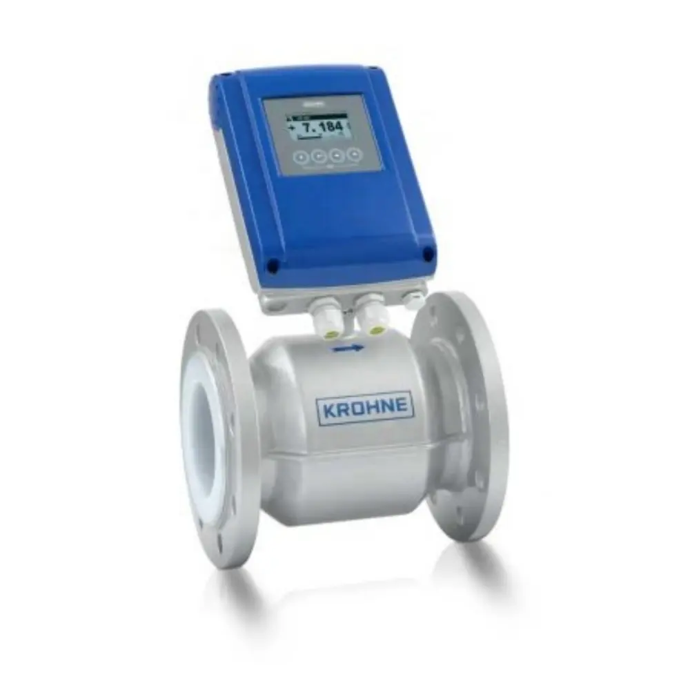 Nuovissimo misuratore di portata elettromagnetico Krohne optiflox 2100 adatto per applicazioni generali di acqua e acque reflue