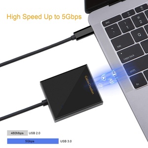 <strong>USB</strong> 3.0 Type-C HUB TF/SD Card Reader <strong>USB</strong>-C PD <strong>USB</strong> C 5Gbps Data 4 in 1 Aluminum Type-C Adapter for Mobile Phone/laptop - Product Image 3