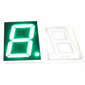 Black Surface White Segment 4 Inch 1 <strong>Digit</strong> 7 Segment Led Display in Yellow Color - Product Image 2
