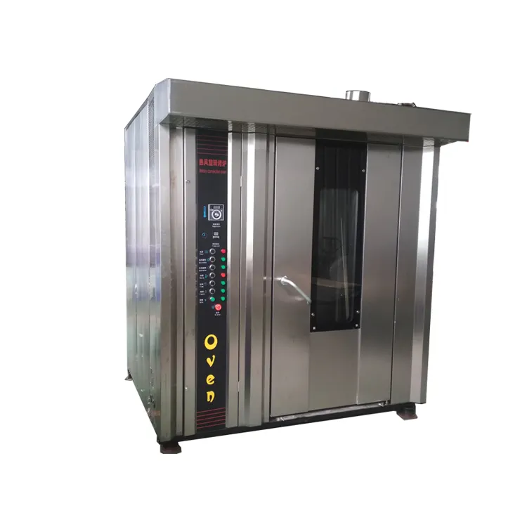 High Quality Commercial Electric 12 16 32 64 Trays Bread Pizza Baking Equipment Rotary Oven For Bakery