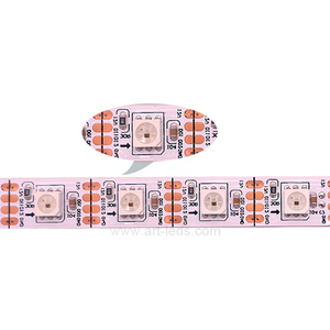 Striscia digitale a colori Rgb5050 Sk6812 5V 144Led/m integrata Ic Ws2812b striscia Led indirizzabile - Product Image 3