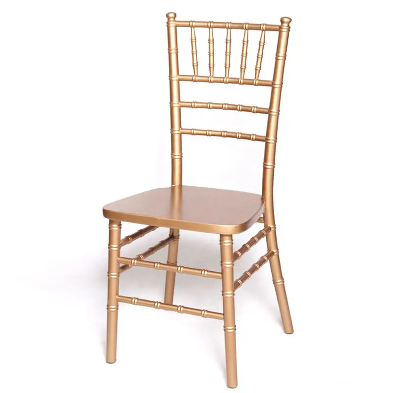 Деревянные стулья Napoleon, золотые складные стулья Chiavari Phoenix, удобные деревянные свадебные стулья Tiffany