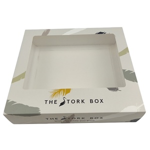 SENCAI New Design Custom Printed Baby Blanket Packaging Gift Paper <strong>Boxes</strong> with PVC Window - Product Image 2