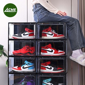 Bán buôn dày <span class=keywords><strong>Acrylic</strong></span> giày lưu trữ hộp chống bụi chống ẩm trong suốt container dễ dàng lắp ráp vật nuôi bao bì nhựa - Product Image 5