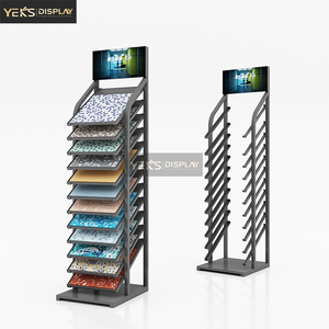 Chất lượng cao có thể gập lại Kim Loại hiển thị đứng cho thạch anh đá cẩm thạch Gạch Mosaic sàn đá mẫu cho Showcase trong phòng trưng bày - Product Image 6