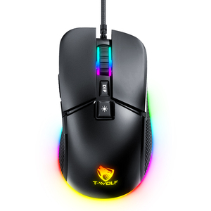 Mouse da gioco con luce da corsa Multi - DPI 7D RGB con luci di scorrimento per Computer con luce Anti-scivolo - Product Image 4