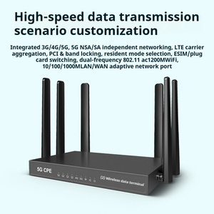 2.4G 5G NR 1200M WiFi5 Router Wireless Dual-core quad-thread 1GHz architettura MIPS WAN/LAN 10/100/1000Mbps rete adattiva - Product Image 3