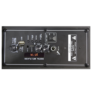 Mini carrito portátil CQA BT, altavoz recargable, carga USB, potencia de salida de 50W, Control remoto de madera HiFi, Control de voz para exteriores - Product Image 6