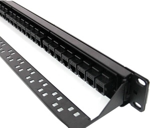 19-Inch 1U Rack Mount CAT6/CAT5E/CAT6A UTP RJ45 Network <strong>Patch</strong> <strong>Panel</strong> 24 <strong>Port</strong>/48 <strong>Port</strong> CAT6/CAT5E/CAT6A <strong>Patch</strong> <strong>Panel</strong> Network Cables - Product Image 3