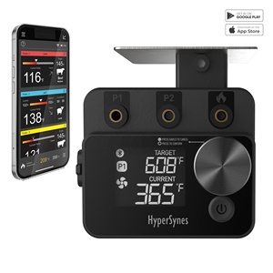 Control de aplicación, controlador de barbacoa Bluetooth, ventilador personalizable, Control de temperatura, termómetro para carne, barbacoa Kamado - Product Image 1