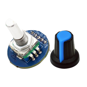Rotationscode-Modul Ziegel Sensor Entwicklung runder Audio-Routing-Potentiometer Knob Cap EC11 für Arduino