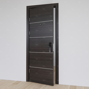 Intertek test edilmiş high-end yangın anma ahşap kapı inn güvenlik yanmaz kınamak giriş odası kapı lüks hostel yangın kapısı - Product Image 6