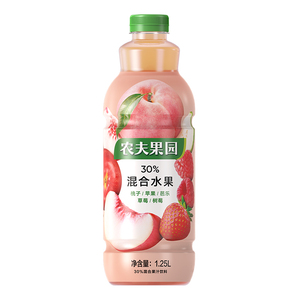 Nongfu Spring Nongfu Orchardボトル入りボックス全体ミックスフルーツと野菜オレンジジュースグレープパイナップルプルーンジュースドリンク - Product Image 4