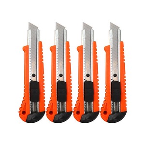 8 çoklu modeller 9mm 18mm yapış kapalı bıçak kutusu kesici alüminyum alaşım maket bıçağı - Product Image 4