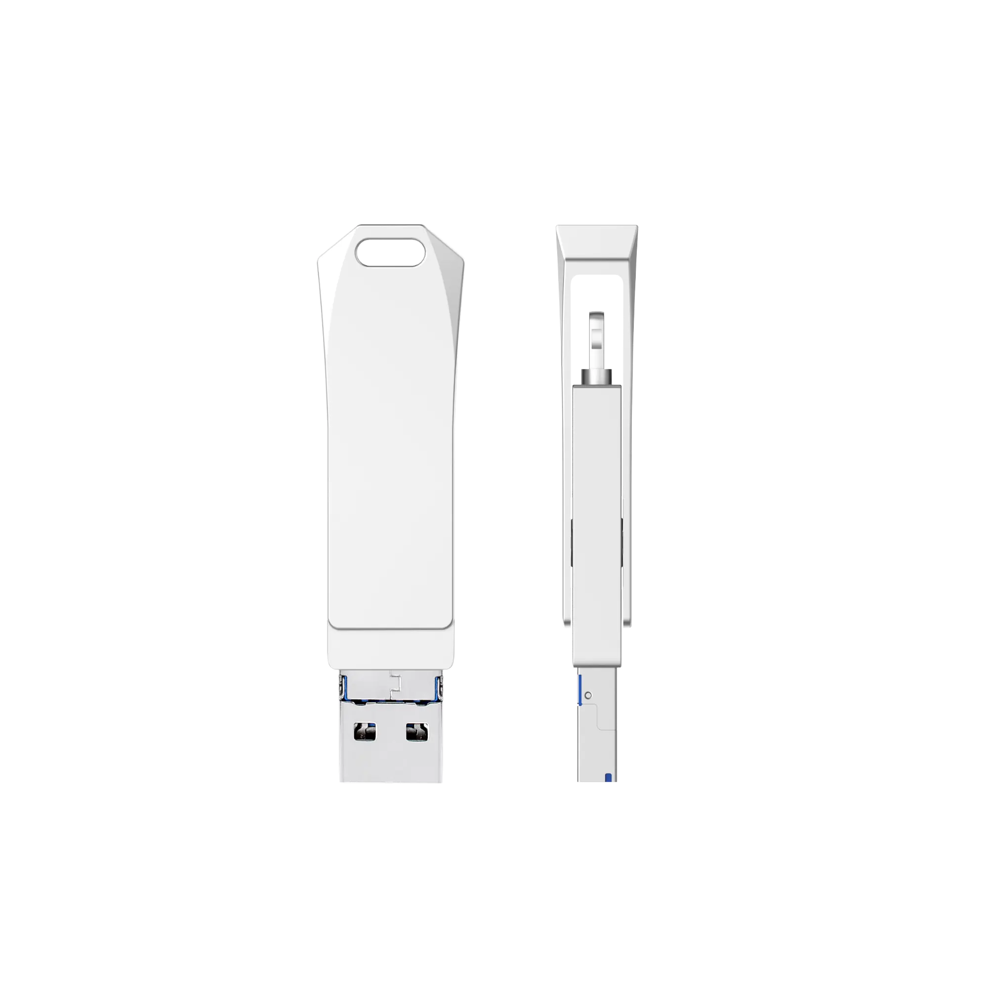 3 in 1 USB 3.0 cle Metall USB-Flash-Laufwerk 4 in 1 32GB 64GB 128GB OTG USB-Flash-Laufwerk Gerät für iPhone OTG
