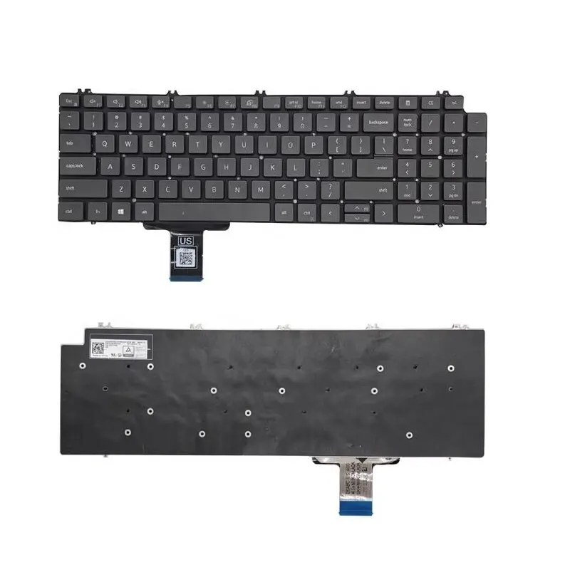 DELL Precision 7550 7750 75607760ノートブック内部キーパッド7560ラップトップキーボードバックライト用の米国英国ラップトップキーボード