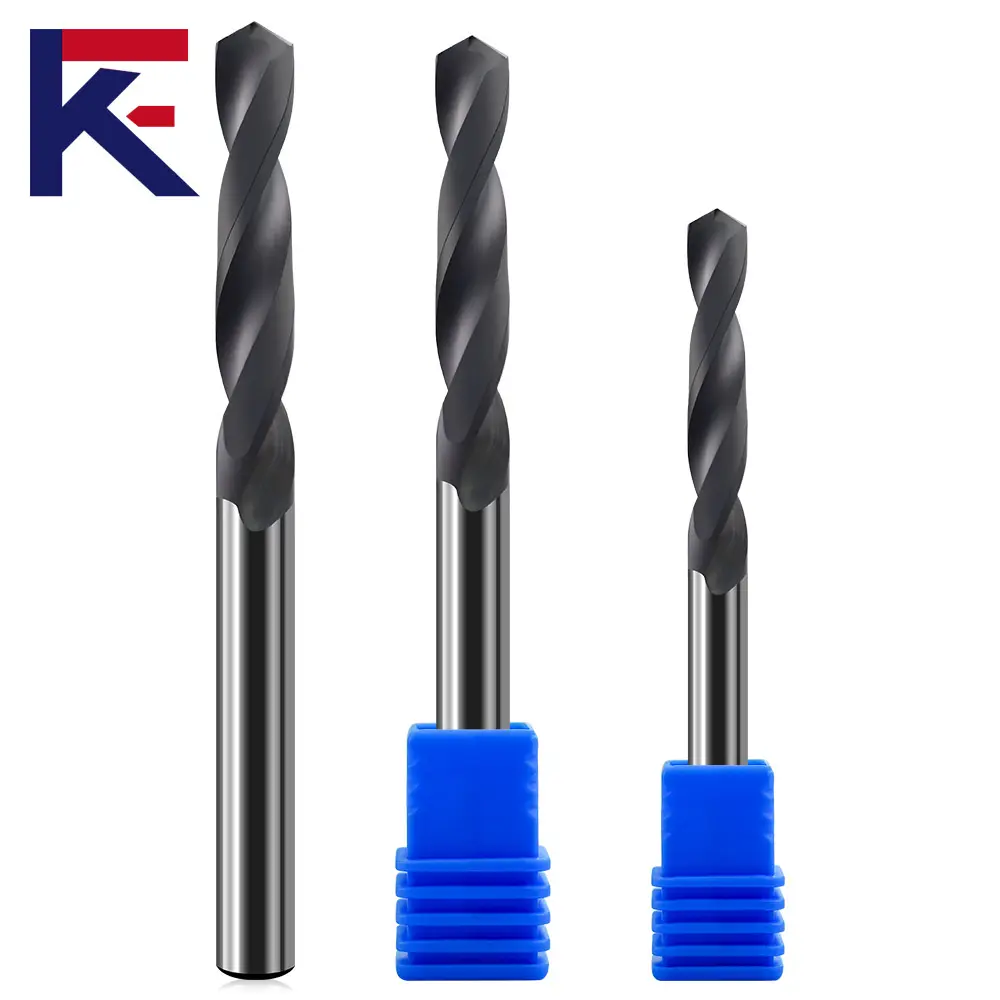 KF Tùy Chỉnh 2 Flutes Kim Cương Graphite Tráng Phay Cutter Khoan Bit