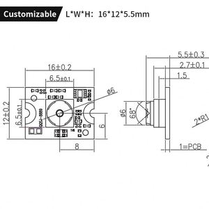 Unterstützung OEM-Fabrik OV9732 1MP 720P 30fps USB2.0 Mini-Mikro-Kameramodul KI-Kamera - Product Image 5