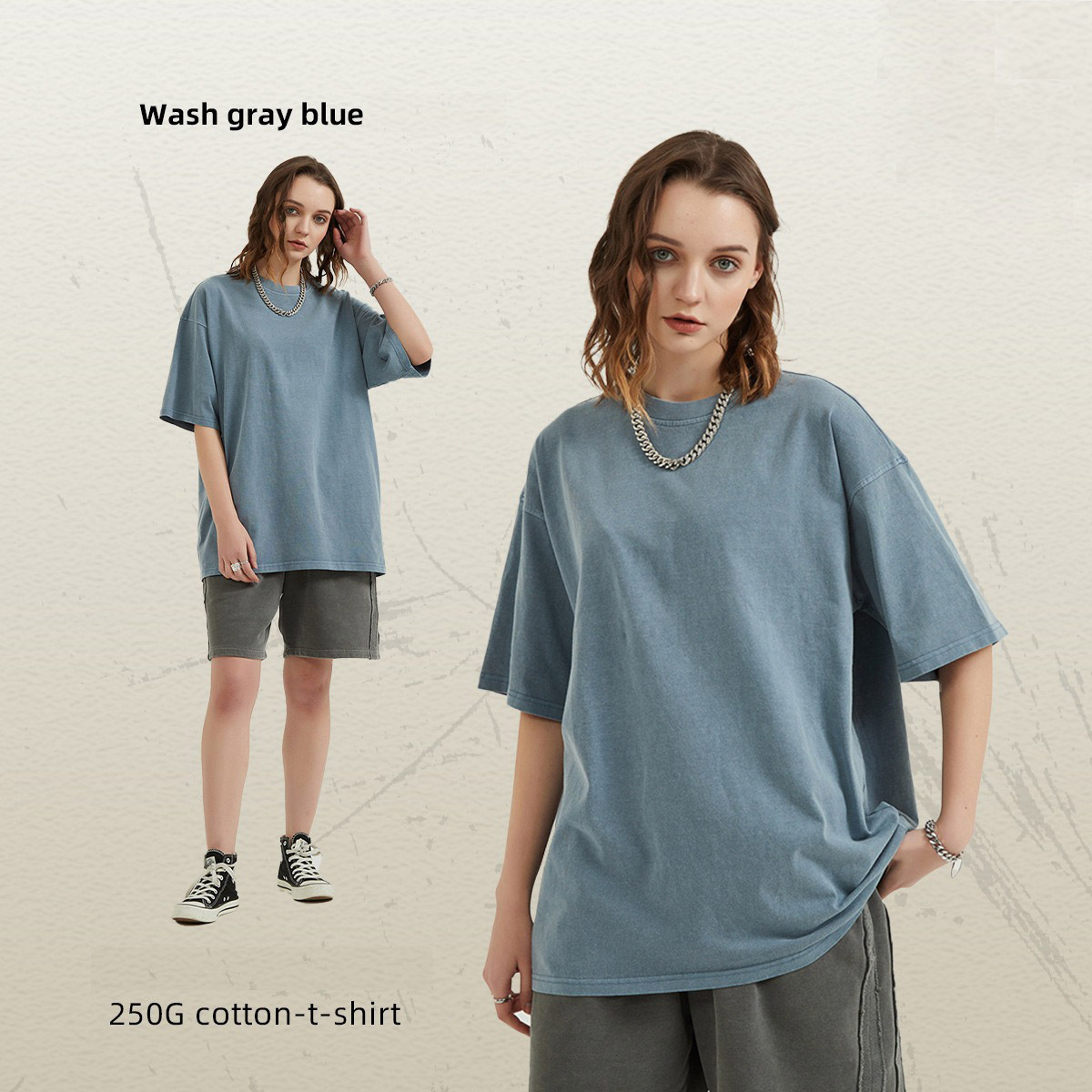 Lavaggio grigio blu