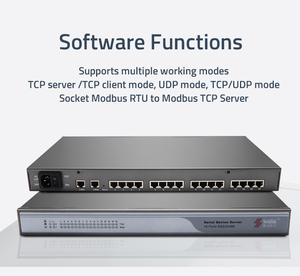 Seriallink công nghiệp SLK-S516R-PLUS giao diện điều khiển cổng máy chủ 16 RS-232 nối tiếp/RS-485 cổng thiết bị nối tiếp máy chủ - Product Image 5