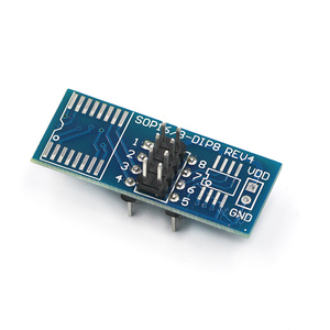 SOIC8 SOP8 flaş çip IC testi klipler soket Adpter BIOS/24/25/93 programcı arduino için