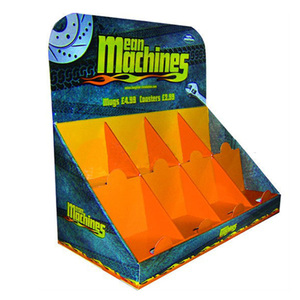 Biểu tượng tùy chỉnh giấy hiển thị Khay hiện đại di động và có thể gập lại các tông Countertop quảng cáo hiển thị - Product Image 6